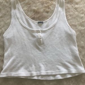 brandy cropped tank